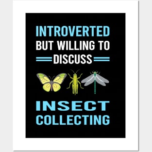 Introverted Insect Collecting Collector Collect Insects Bug Bugs Entomology Entomologist Posters and Art